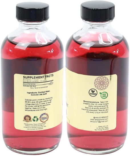 8oz Colloidal Gold Water