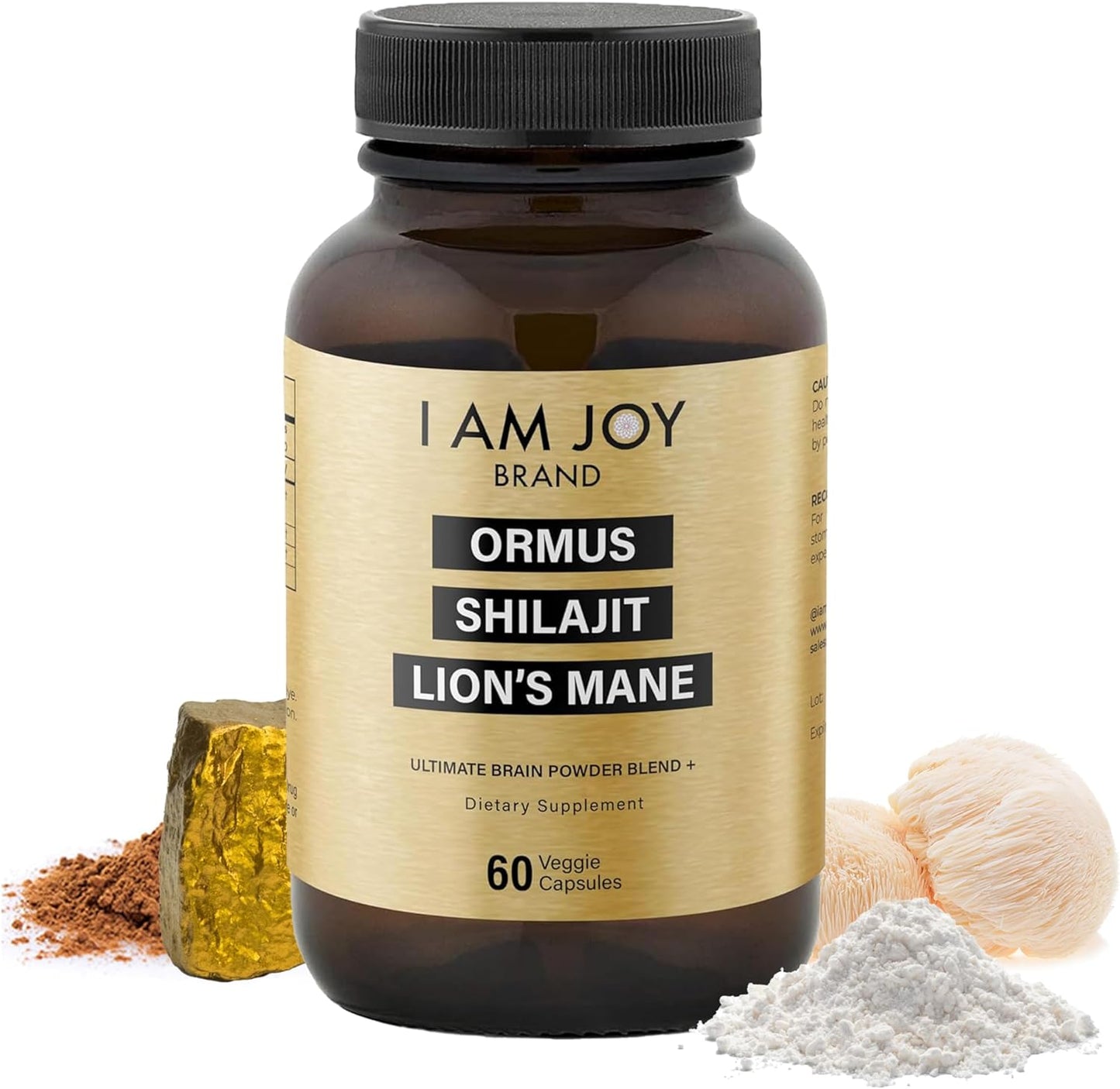 Joy Capsules - Ormus, Shilajit, Lions Mane Mushroom