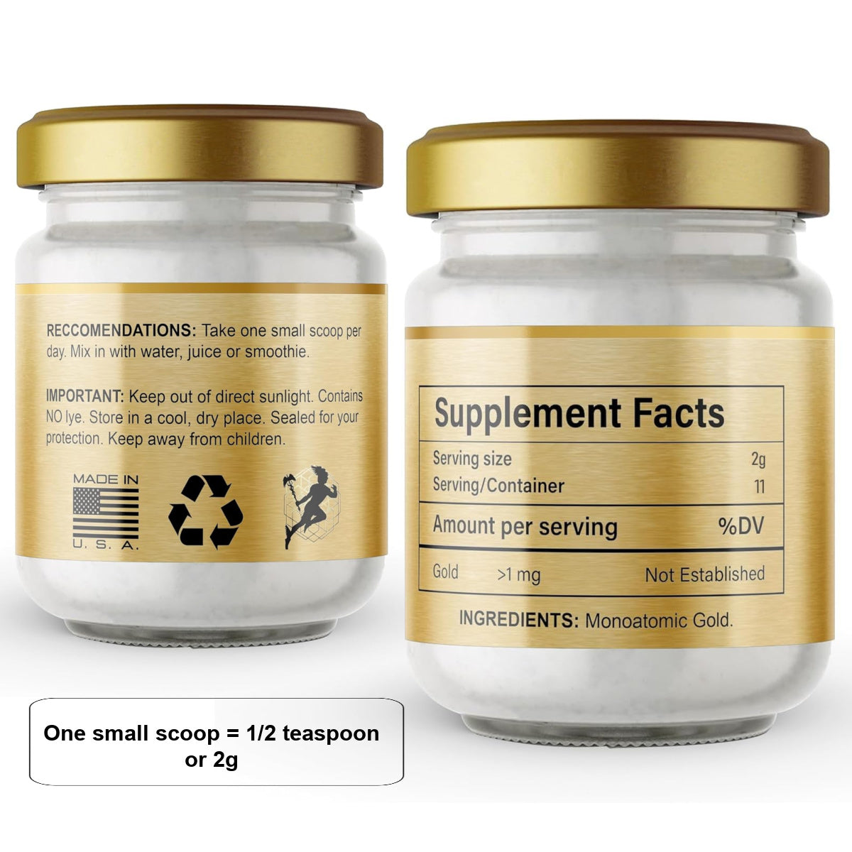 Ormus White Gold Powder