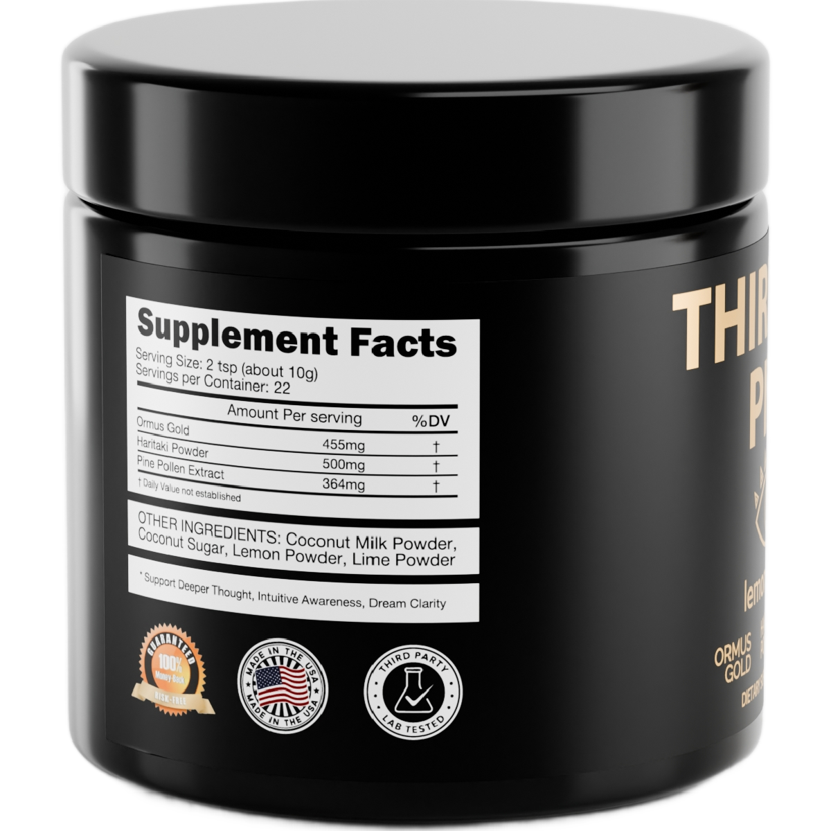 Third Eye Pine (Haritaki, Pine Pollen, Ormus Gold)