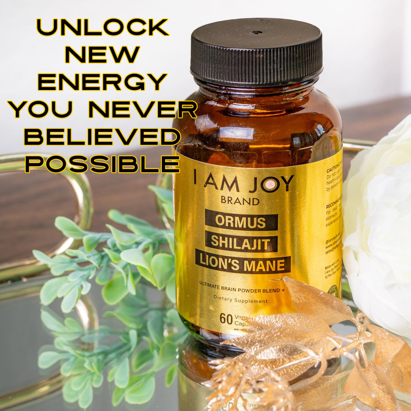 Joy Capsules - Ormus, Shilajit, Lions Mane Mushroom