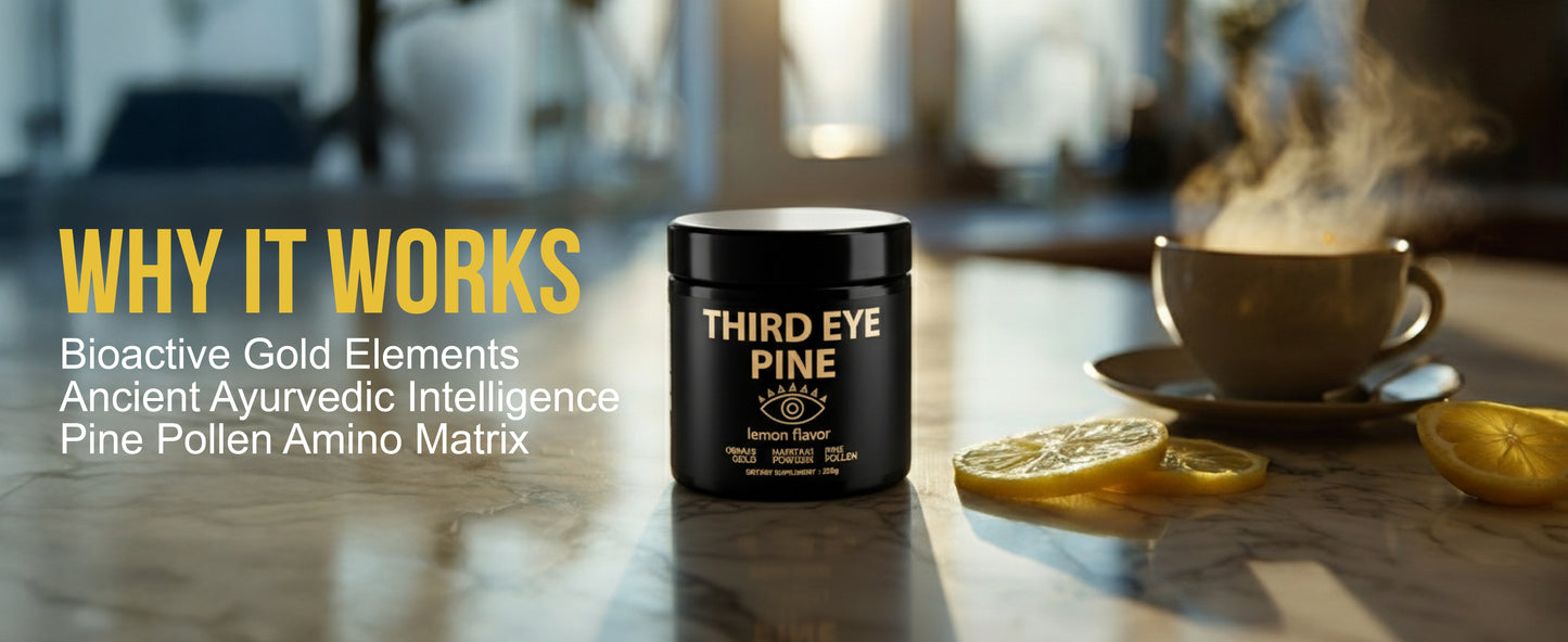 Third Eye Pine (Haritaki, Pine Pollen, Ormus Gold)