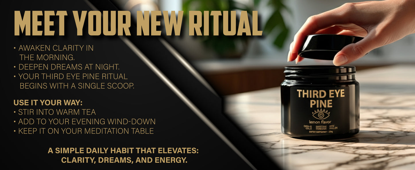 Third Eye Pine (Haritaki, Pine Pollen, Ormus Gold)