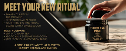 Third Eye Pine (Haritaki, Pine Pollen, Ormus Gold)