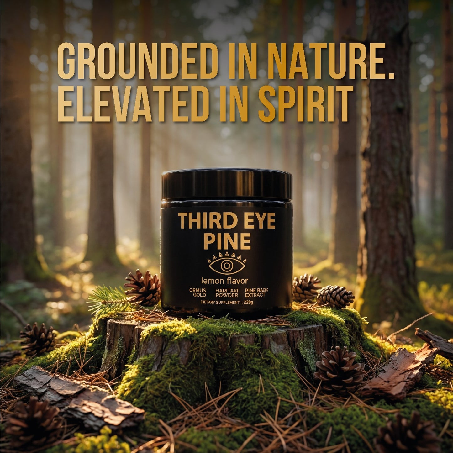 Third Eye Pine (Haritaki, Pine Pollen, Ormus Gold)