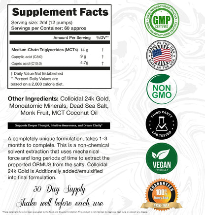 Pure Ormus Gold Oil Bundle