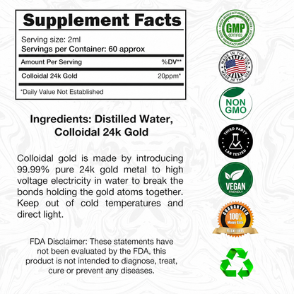 24k Gold Water